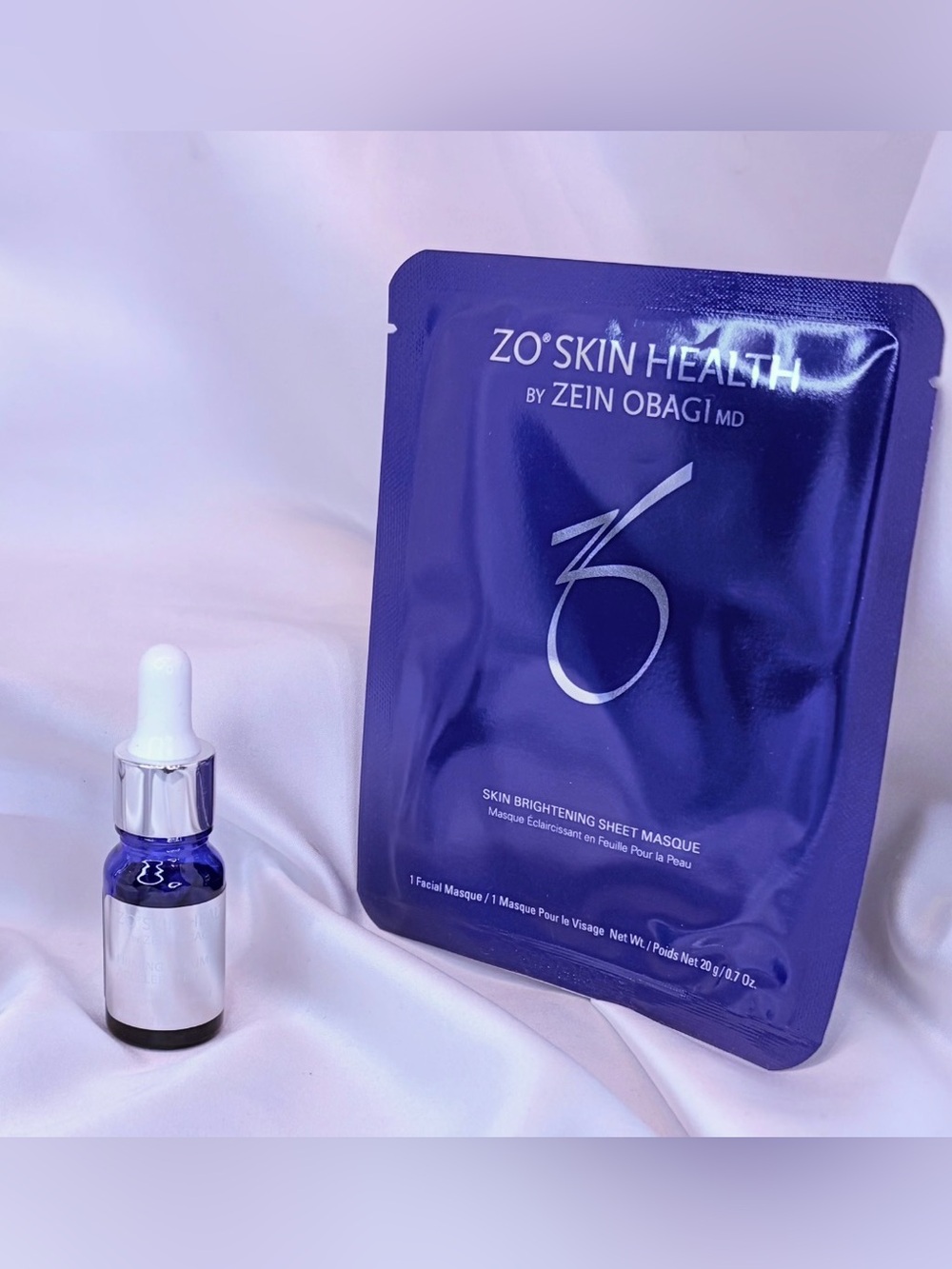 Set of 5 sheet masks + Firming Vial ZO Skincare + free headband and travel bag